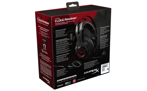 Kingston HyperX Cloud Revolver - Gaming Headset, Black