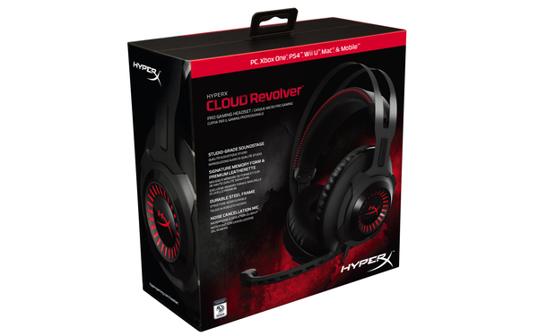 Kingston HyperX Cloud Revolver - Gaming Headset, Black