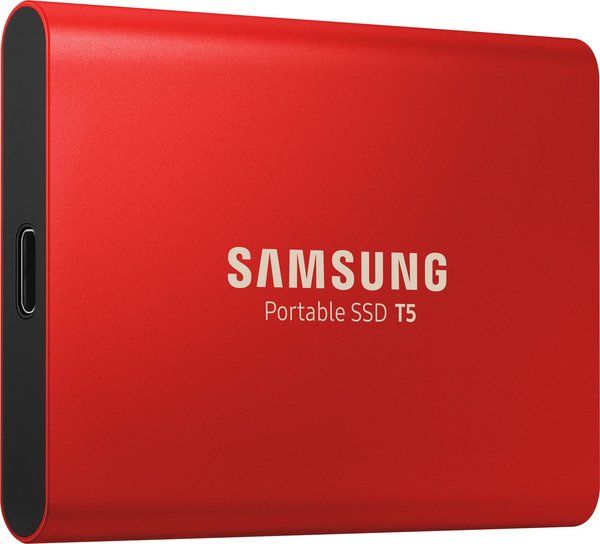 Samsung T5 1TB - External SSD, Red