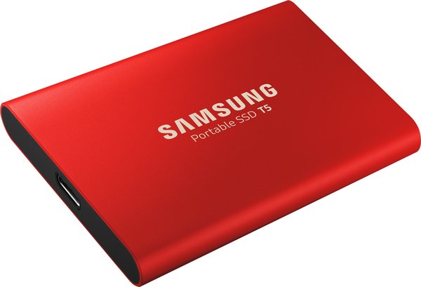 Samsung T5 1TB - External SSD, Red