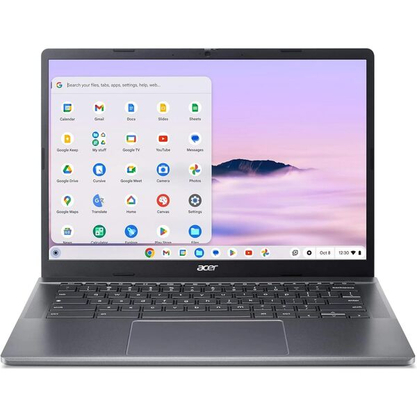 Acer Chromebook Plus 514 14" i3-N305, 8 GB, 256 GB - b&auml;rbar dator, gr&aring;