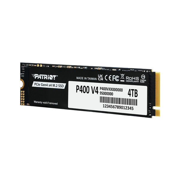 Patriot P400 V4 2TB, SSD (PCIe 4.0 x4, NVMe 2.0, M.2 2280)
