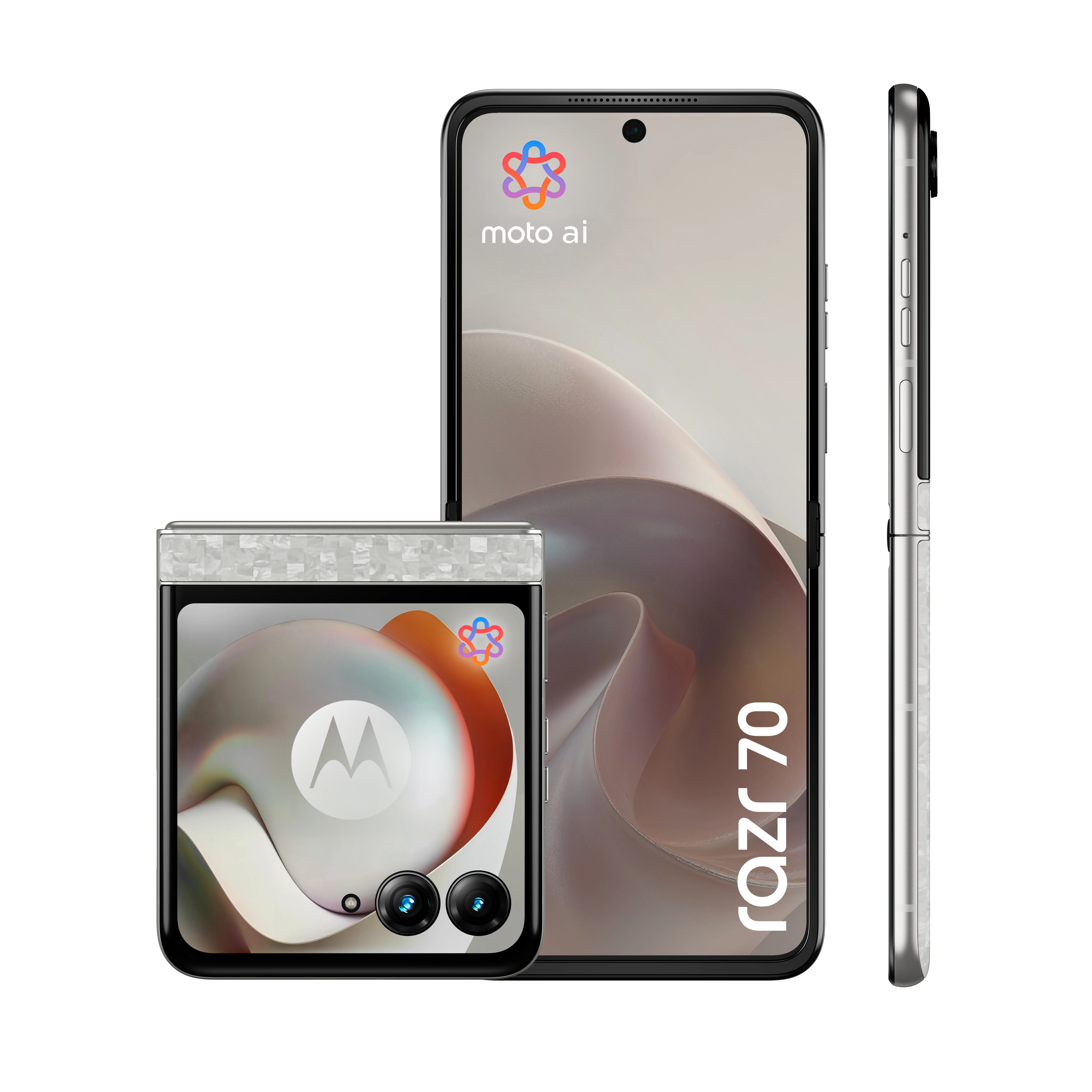 Motorola Razr 70 5G 8/256GB, PANTONE Bright White