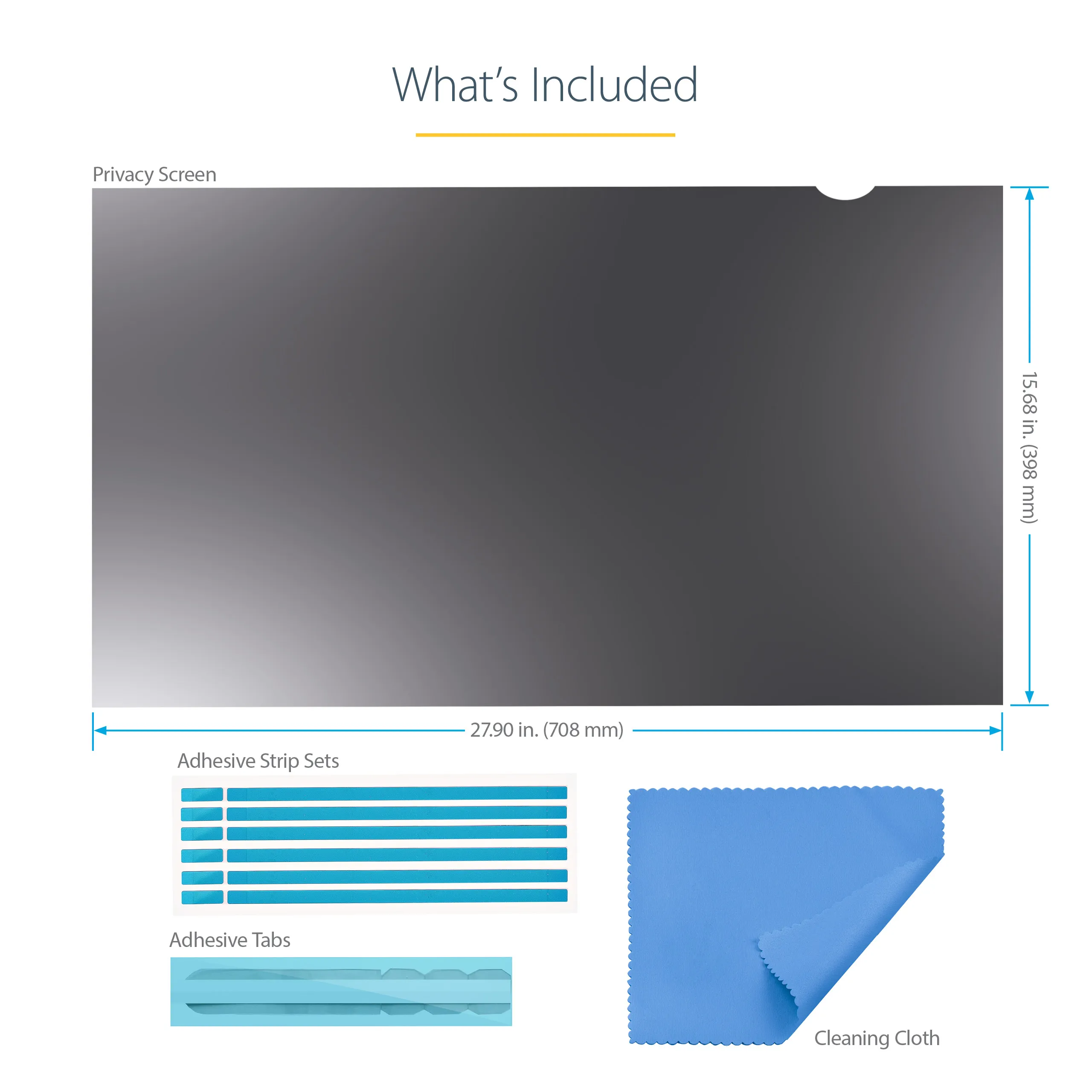 Startech Privacy Screen Filter - sekretessfilter, 32&quot;