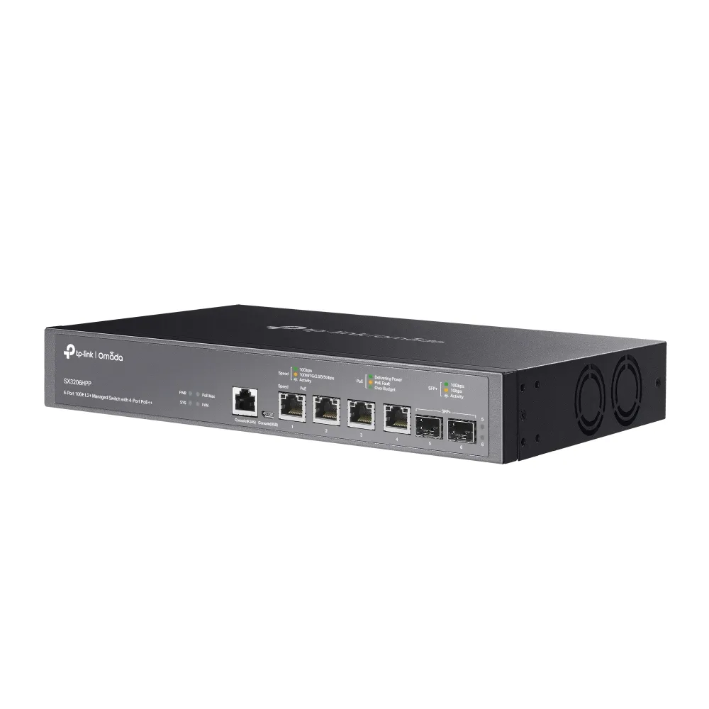 TP-Link Omada SX3206HPP (JetStream) PoE - Managed switch, Black