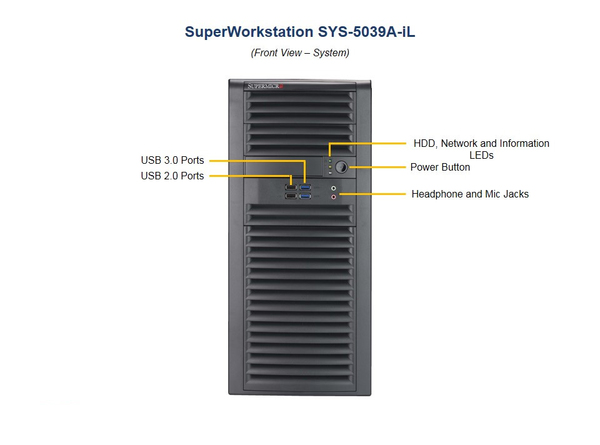 Supermicro SuperServer SYS-5039A-iL