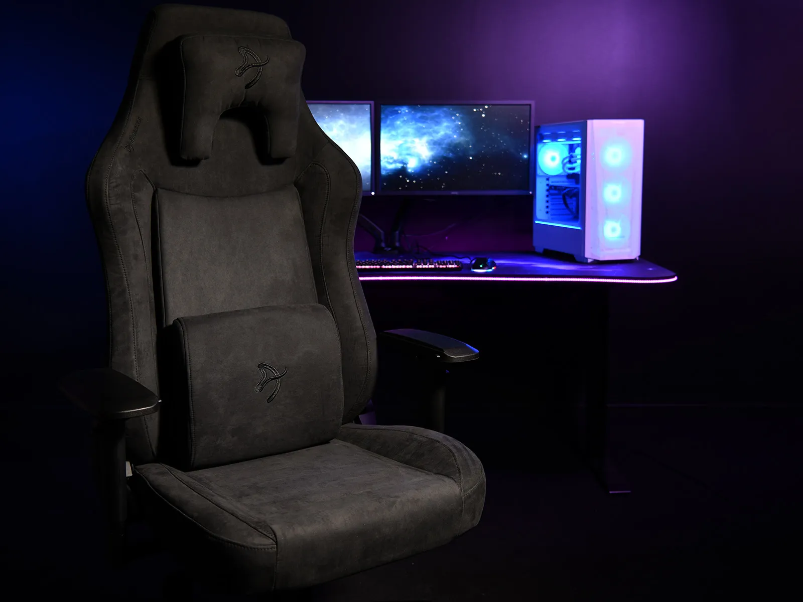 Arozzi Vernazza XL Supersoft - spelstol, svart