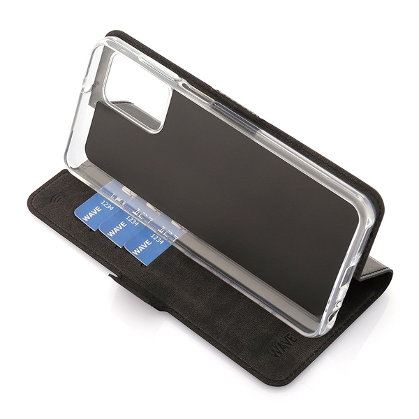 Wave Book Case, Motorola Moto G73 5G, Black