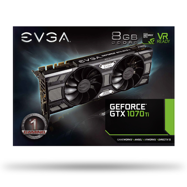 Evga GeForce GTX 1070 Ti SC 8GB -n&auml;yt&ouml;nohjain