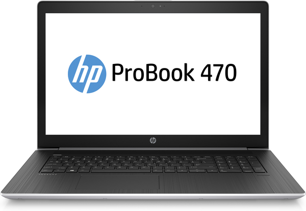 HP 17.3" ProBook 470 G5, 512GB SSD, GeForce 930MX 2GB, Win 10 Pro - Notebook, Silver, Musta
