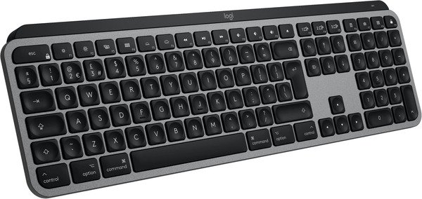 Logitech MX Keys S for Mac -langaton ergonominen n&auml;pp&auml;imist&ouml;, Space Gray