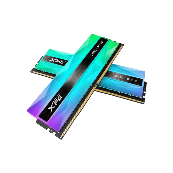CUDIMM 48 GB DDR5-8400 (2x 24 GB) Dual-Kit (silber, AX5CU8400C4024G-DCLACRSG, XPG Lancer Neon RGB)