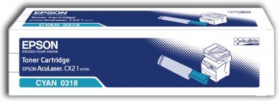Epson Aculaser CX21N cyan v&auml;rikasetti