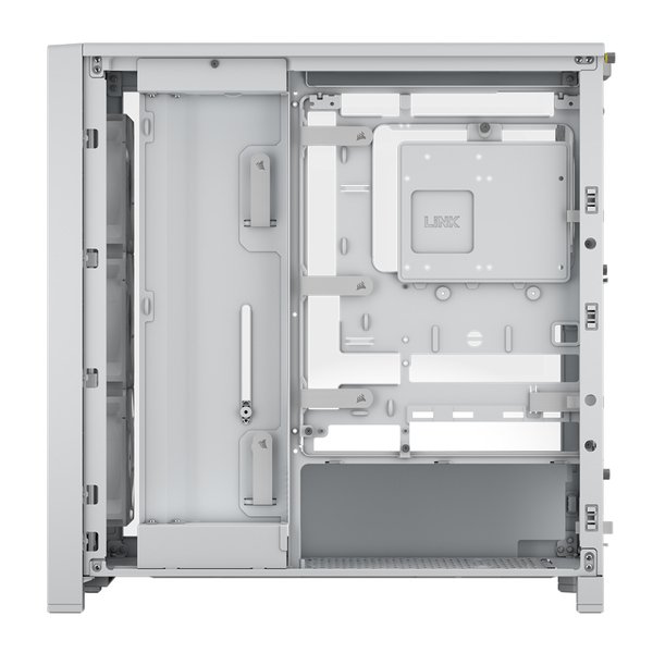 Corsair FRAME 4000D WOOD RS Midi-Tower Case with window, White/Oak