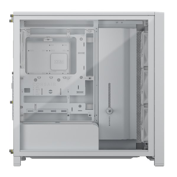 Corsair FRAME 4000D WOOD RS Midi-Tower Case with window, White/Oak