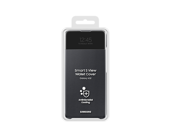 Samsung Smart View Wallet, Galaxy A32 - Case, Black
