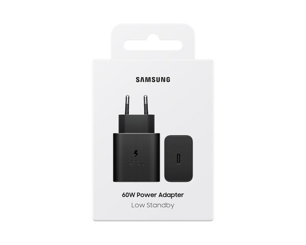Samsung 60W USB-C GAN -verkkovirtalaturi, musta