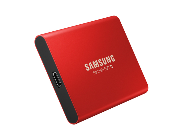 Samsung T5 500GB - External SSD, Red
