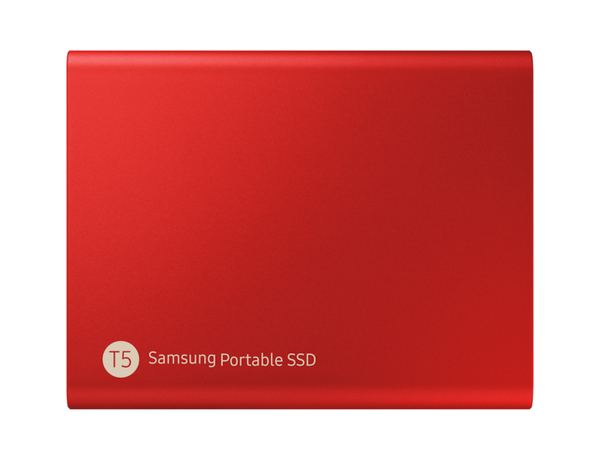 Samsung T5 500GB - External SSD, Red