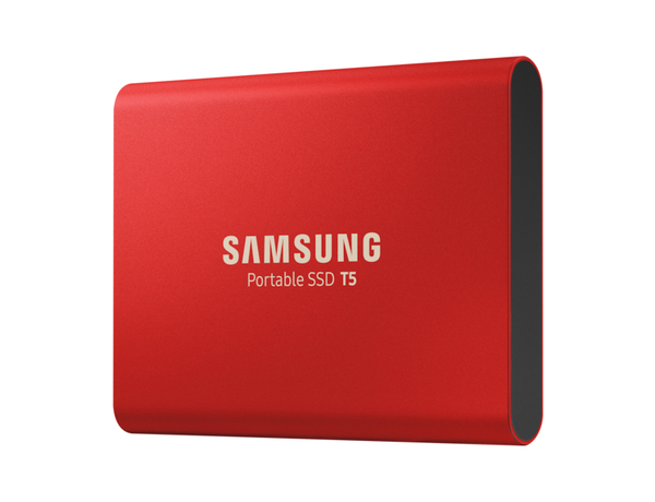 Samsung T5 500GB - External SSD, Red