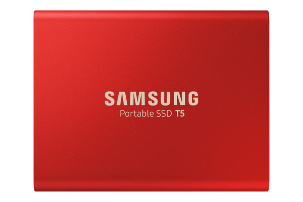 Samsung T5 500GB - External SSD, Red