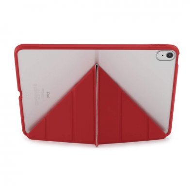 Pipetto Origami Shield, iPad Air 10.9" - Protective Case, Red