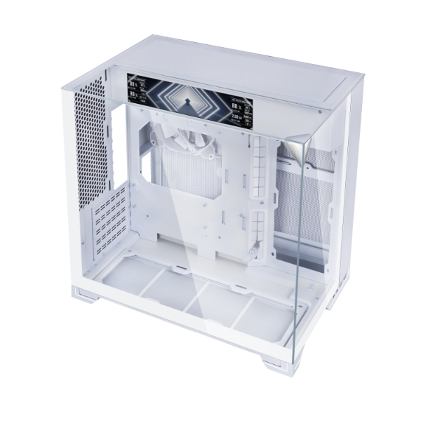 Lian Li O11 Vision-M SM092VMW 9,2-tums LCD-sk&auml;rmkit, vit