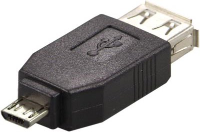 DELTACO USB-adapter Typ A ho - Typ Micro B ha