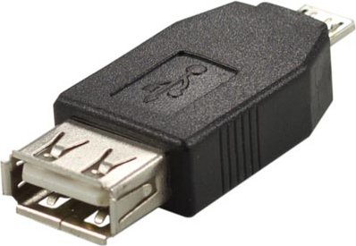 DELTACO USB-adapter Typ A ho - Typ Micro B ha