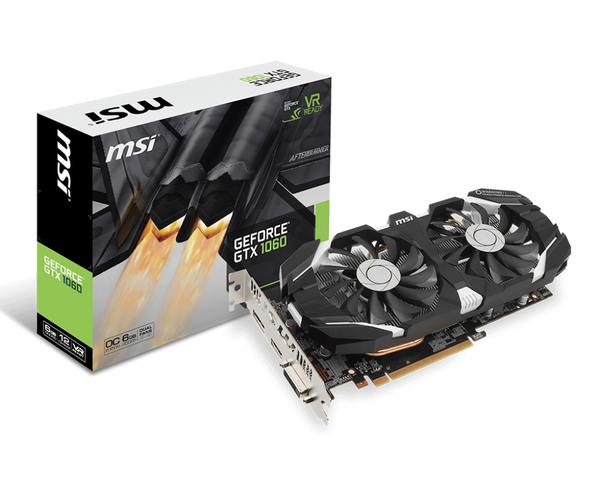 MSI GeForce GTX 1060 OC 6GB - grafikkort