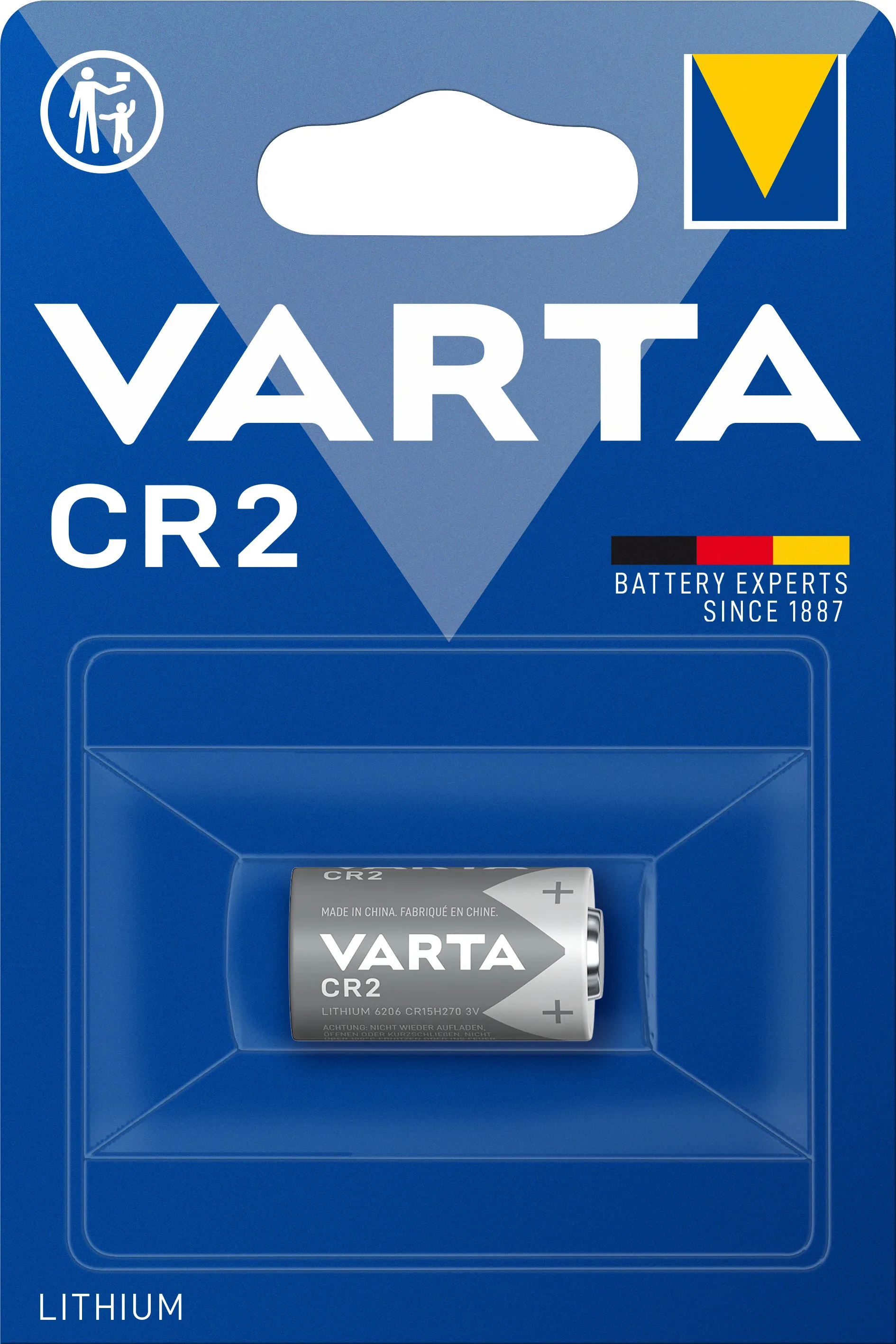 1x CR 2 920 mAh
