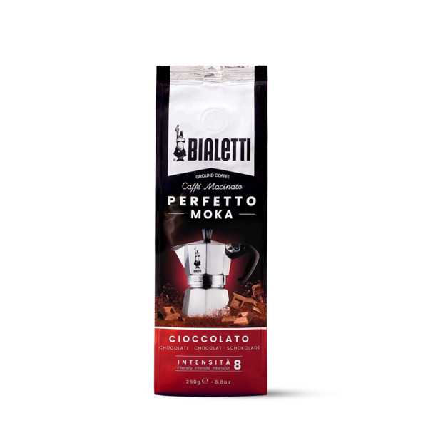 Bialetti Perfetto Moka Cioccolato (Chocolate), Coffee (250g)