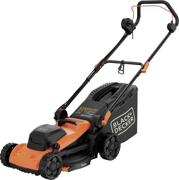 BLACK+DECKER BEMWP340-QS 1400W Corded Electric Rotary Lawn Mower (340 mm)