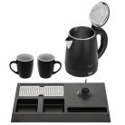 Adler Hotel Kettle AD 1387 vattenkokare, 1,0 l, svart