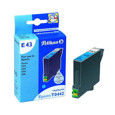 T0442 compatible cyan ink cartridge E43