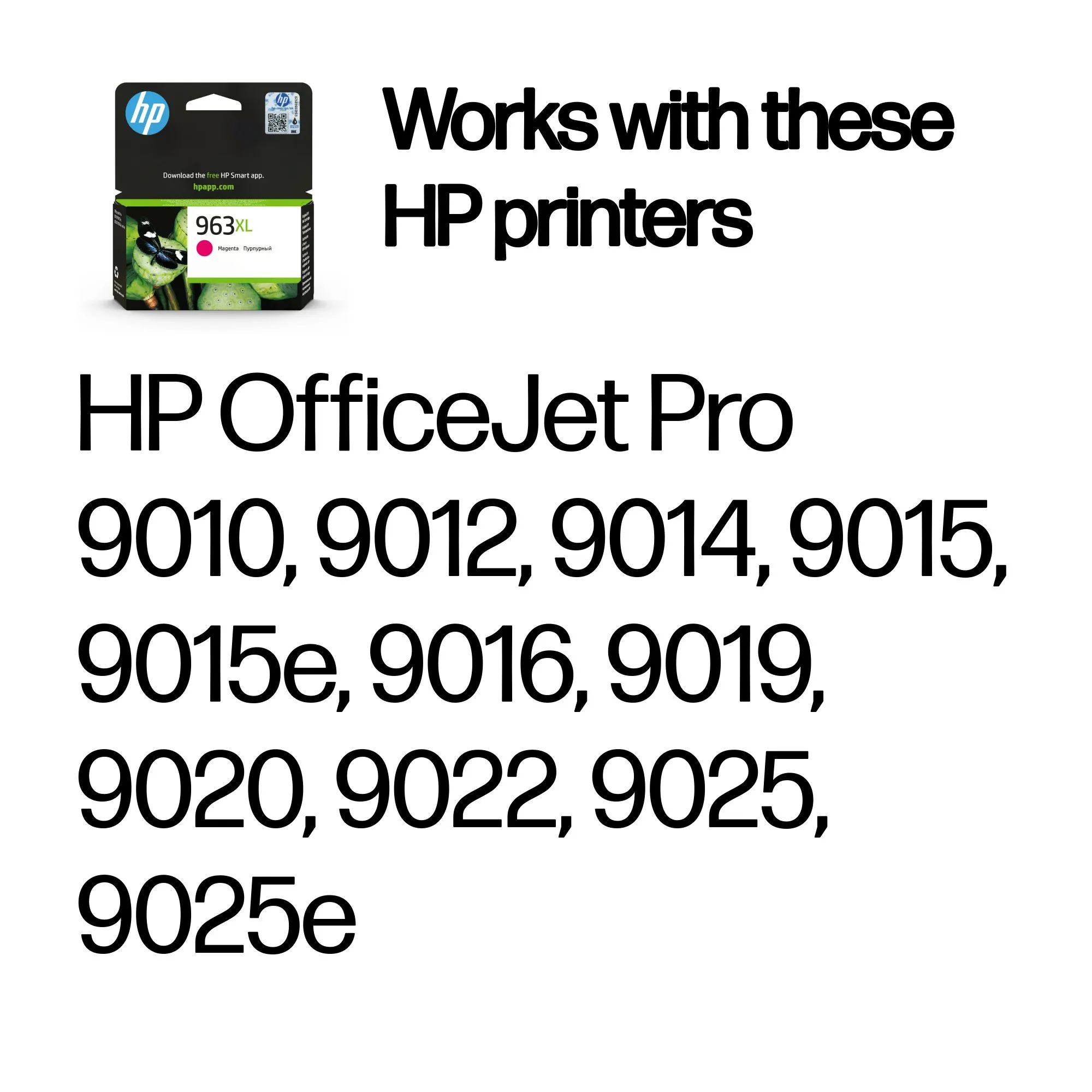 HP 963XL Ink cartridge, 23.25 ml, Magenta