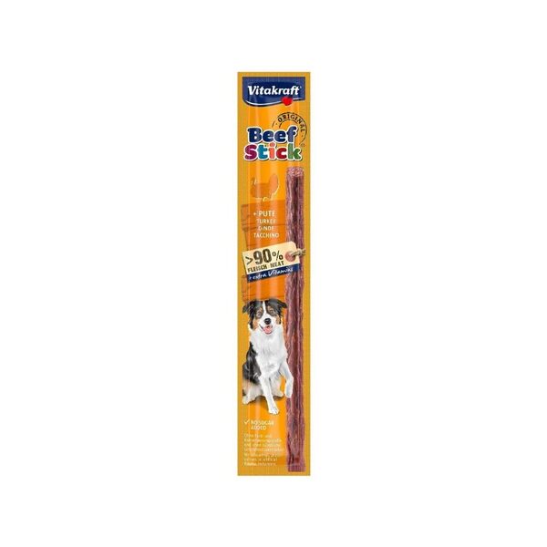 Vitakraft Beef Stick Turkey, All life stages, Sokeriton, 2 x 12 g