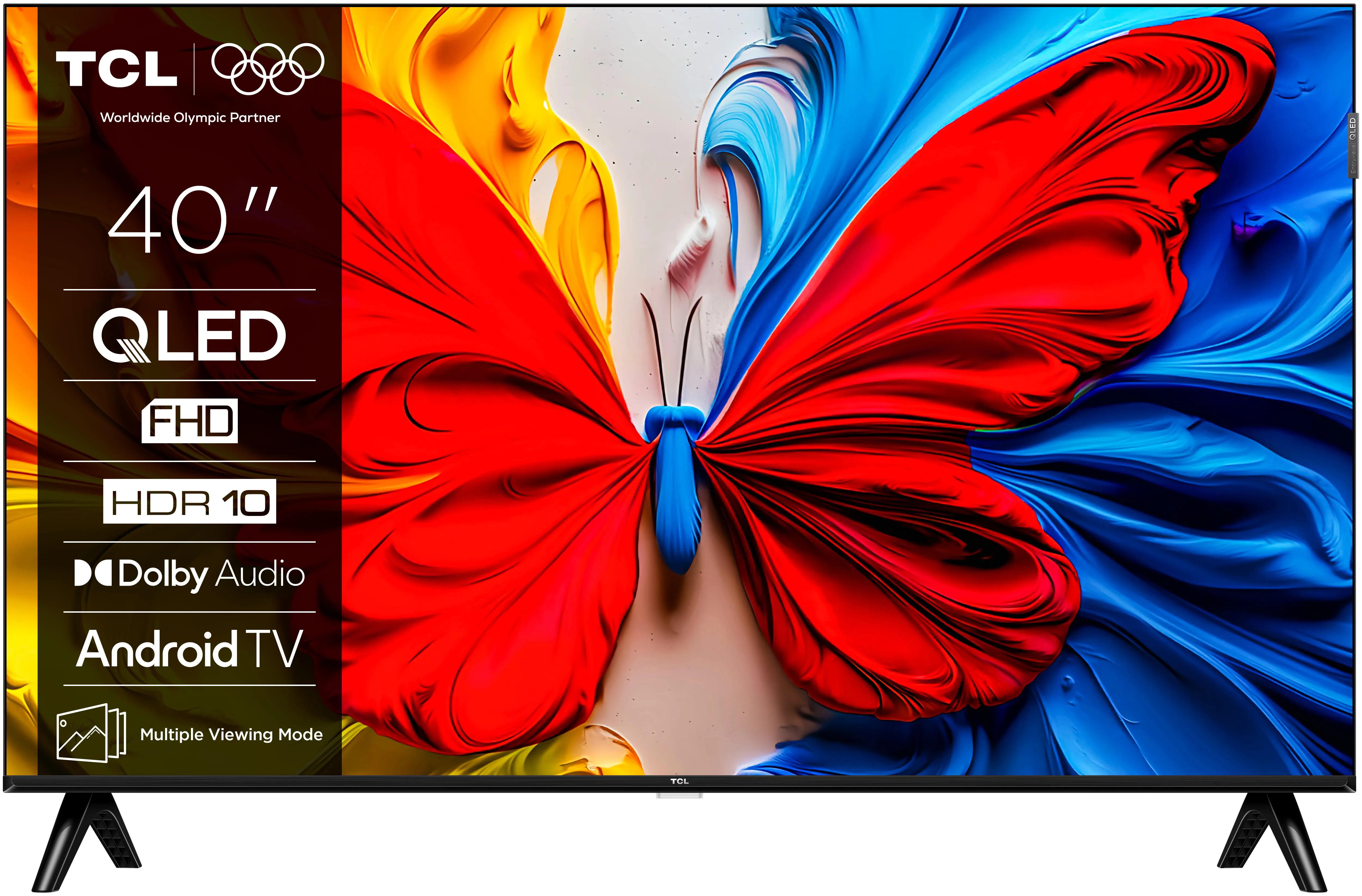 TCL 40S5K 40&quot; Full HD QLED Android TV, 60Hz, HDR10