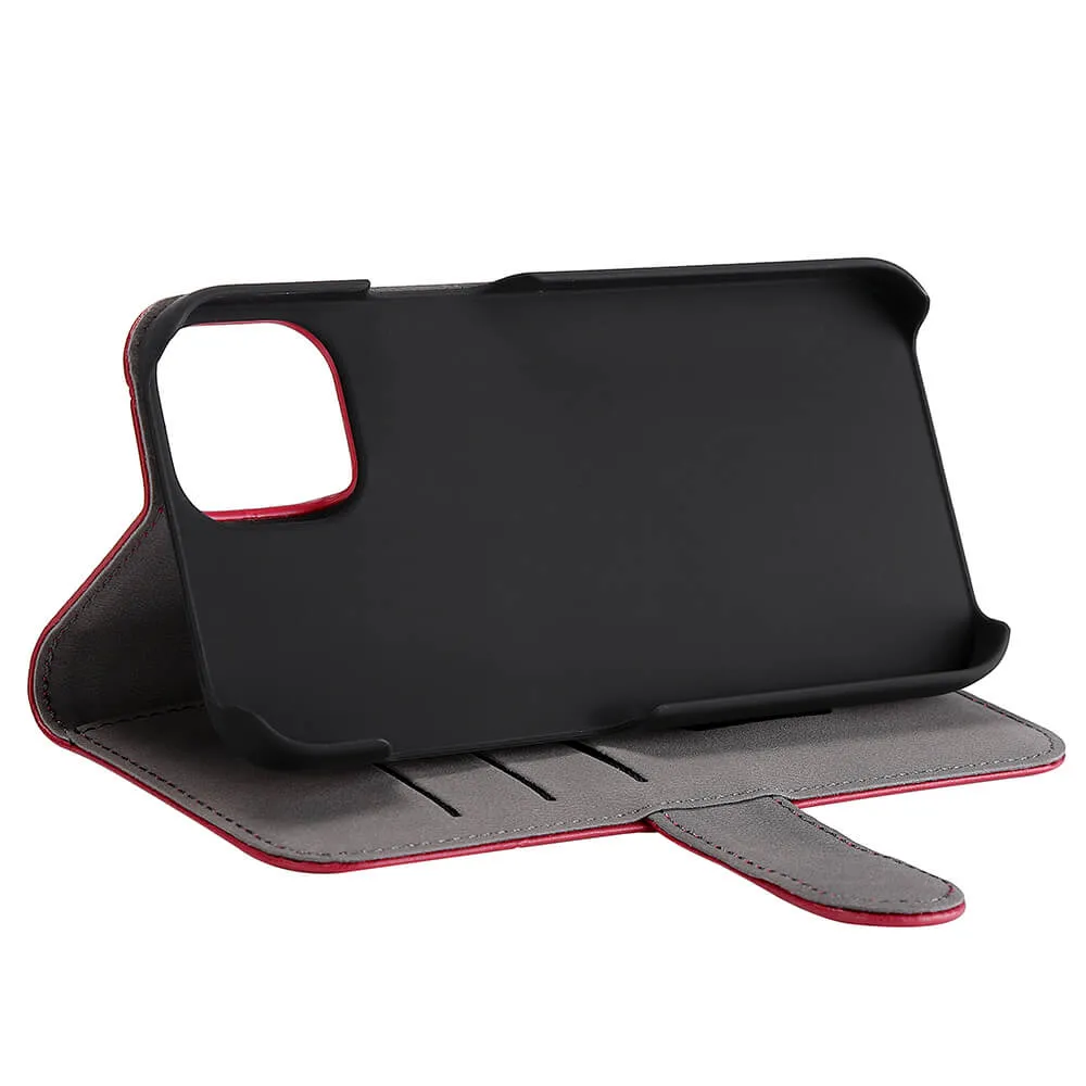 GEAR Wallet, iPhone 14 - pl&aring;nboksfodral, R&ouml;d