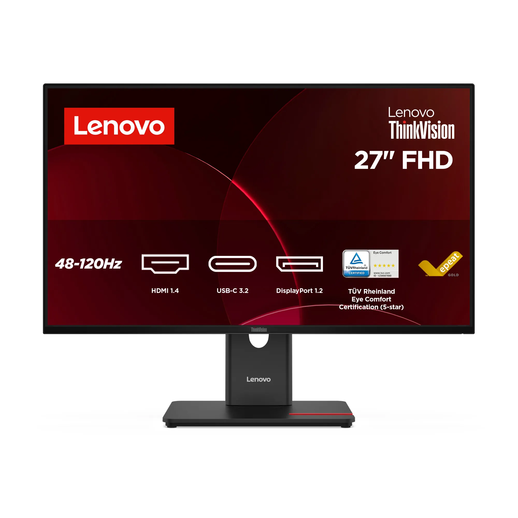 Lenovo ThinkVision T27-40 27" Full HD, IPS, 120Hz sk&auml;rm