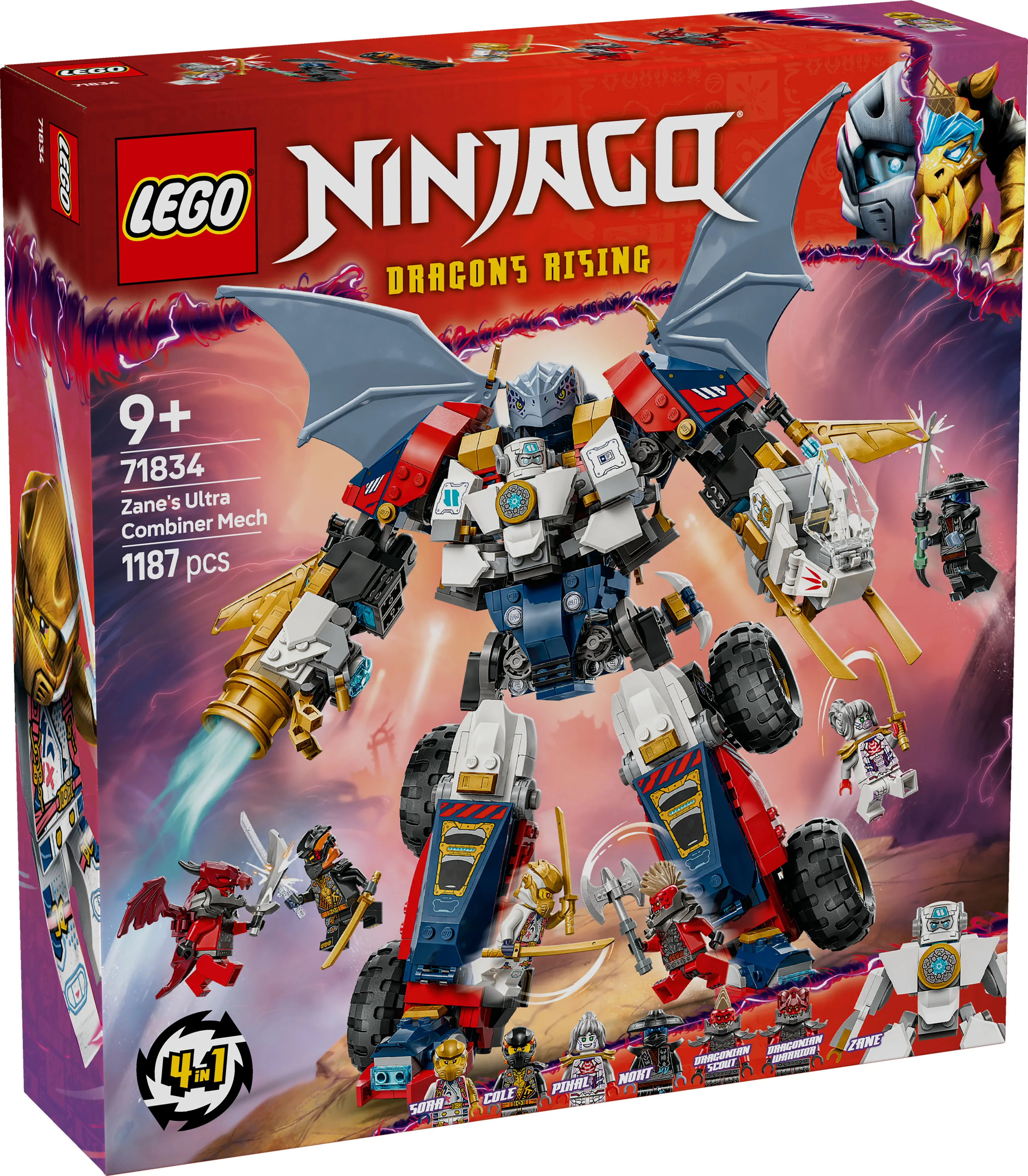 LEGO NINJAGO Zane's Ultramech Renegade Robot 71834
