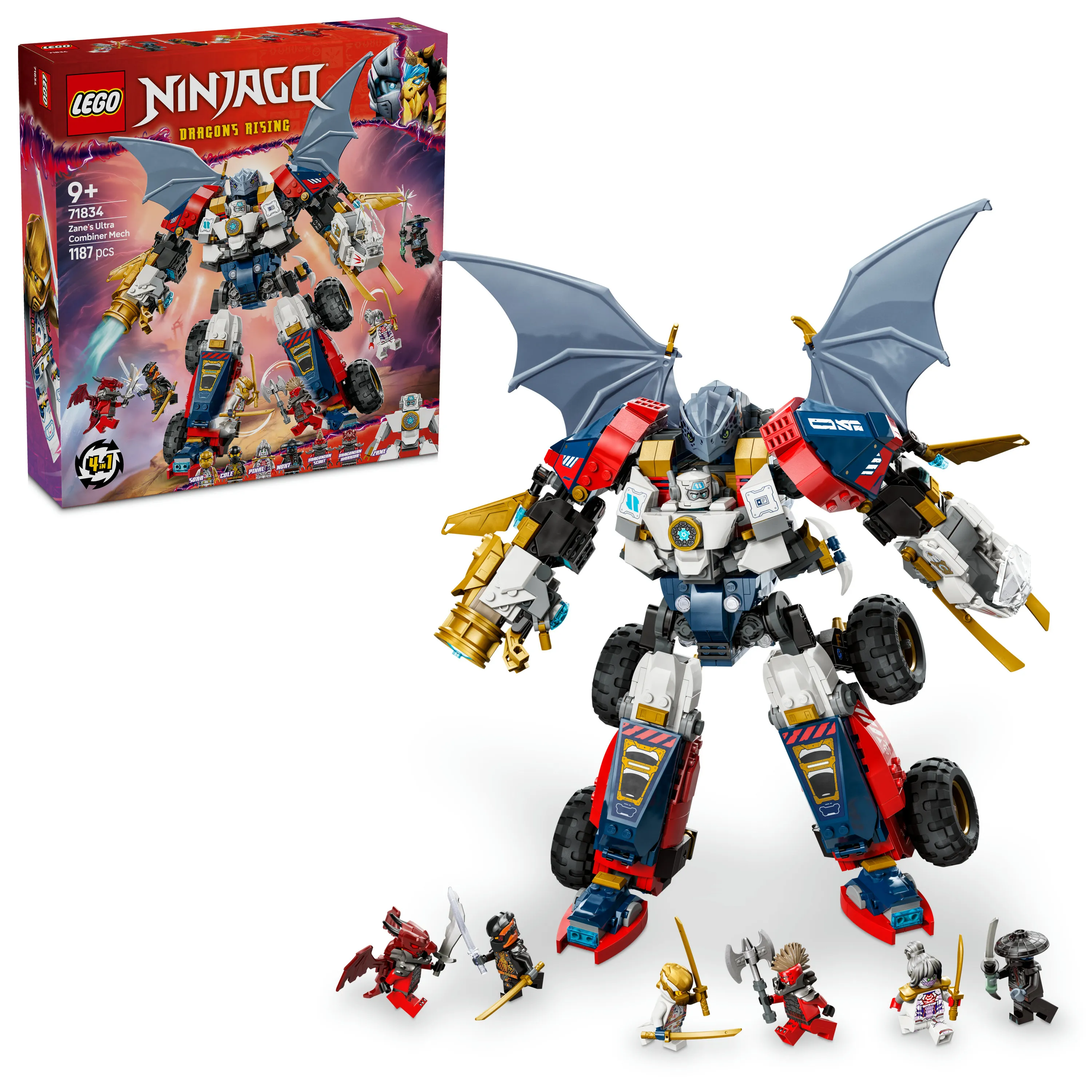 LEGO NINJAGO Zane's Ultramech Renegade Robot 71834