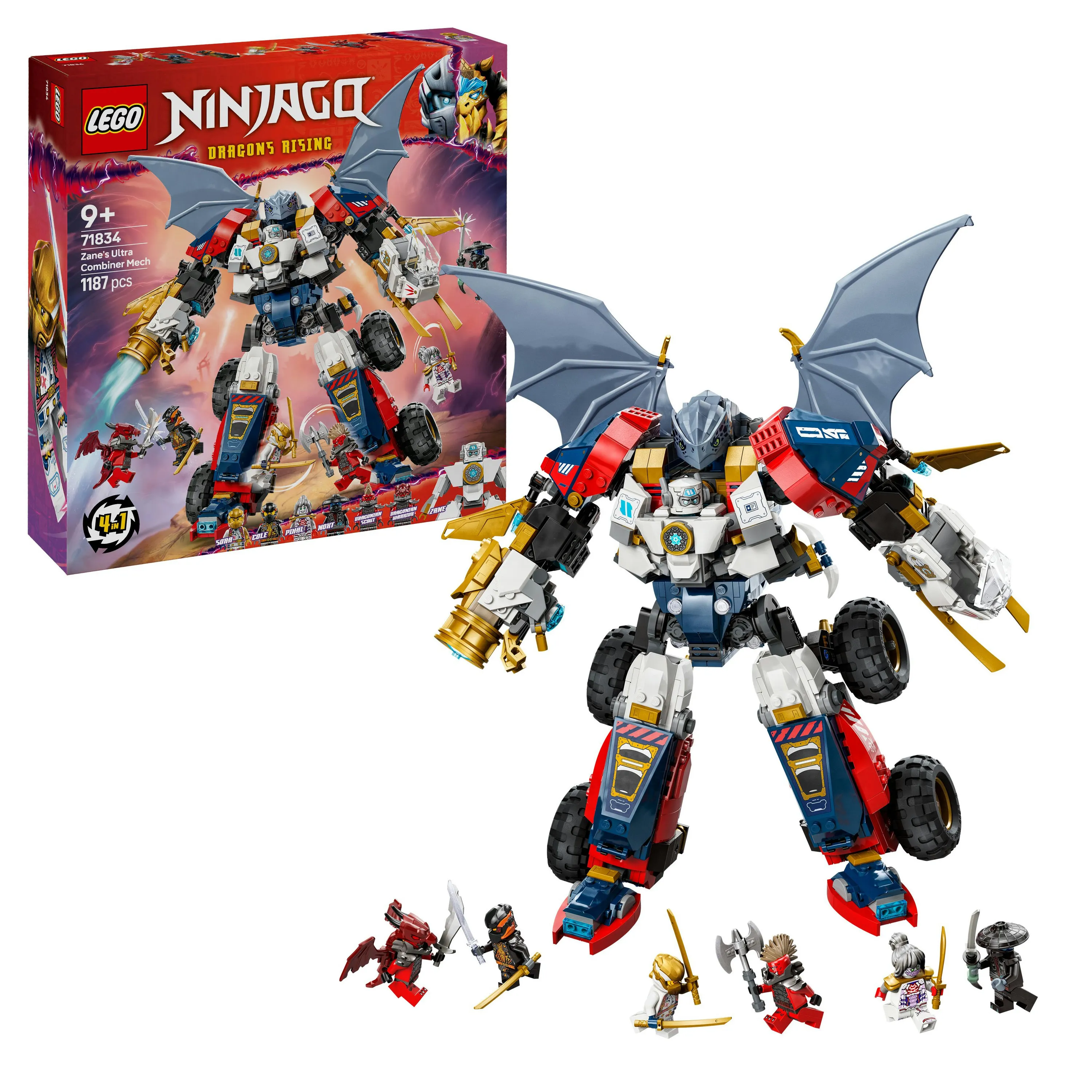 LEGO NINJAGO Zane's Ultramech Renegade Robot 71834
