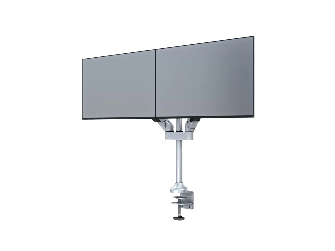 Multibrackets M VESA Gas Lift Arm Dual monitorarm f&ouml;r 2 sk&auml;rmar, 15-32", med gasfj&auml;der, 10 kg, silver