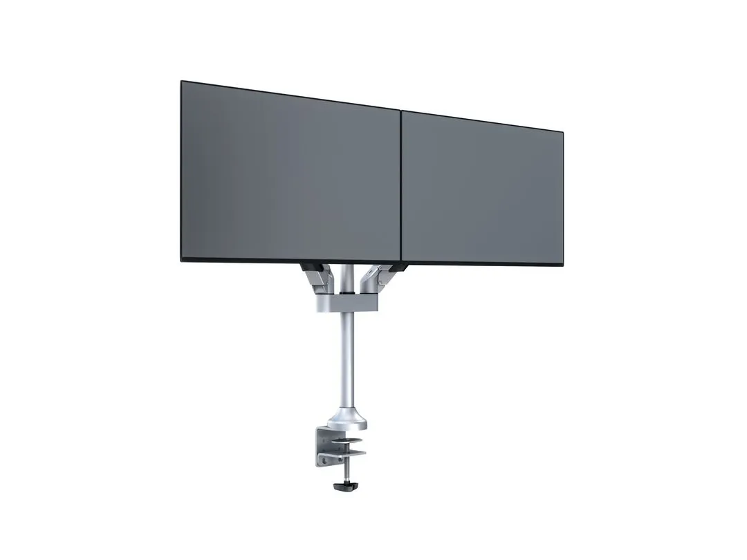 Multibrackets M VESA Gas Lift Arm Dual monitorarm f&ouml;r 2 sk&auml;rmar, 15-32", med gasfj&auml;der, 10 kg, silver