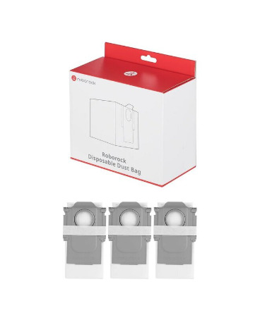 Roborock robot vacuum cleaner dust bag 3-pack, White