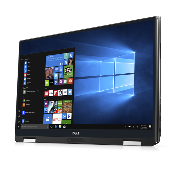 Dell 13.3" XPS 13 9365, 512GB, Win 10 Pro - kannettava, hopea