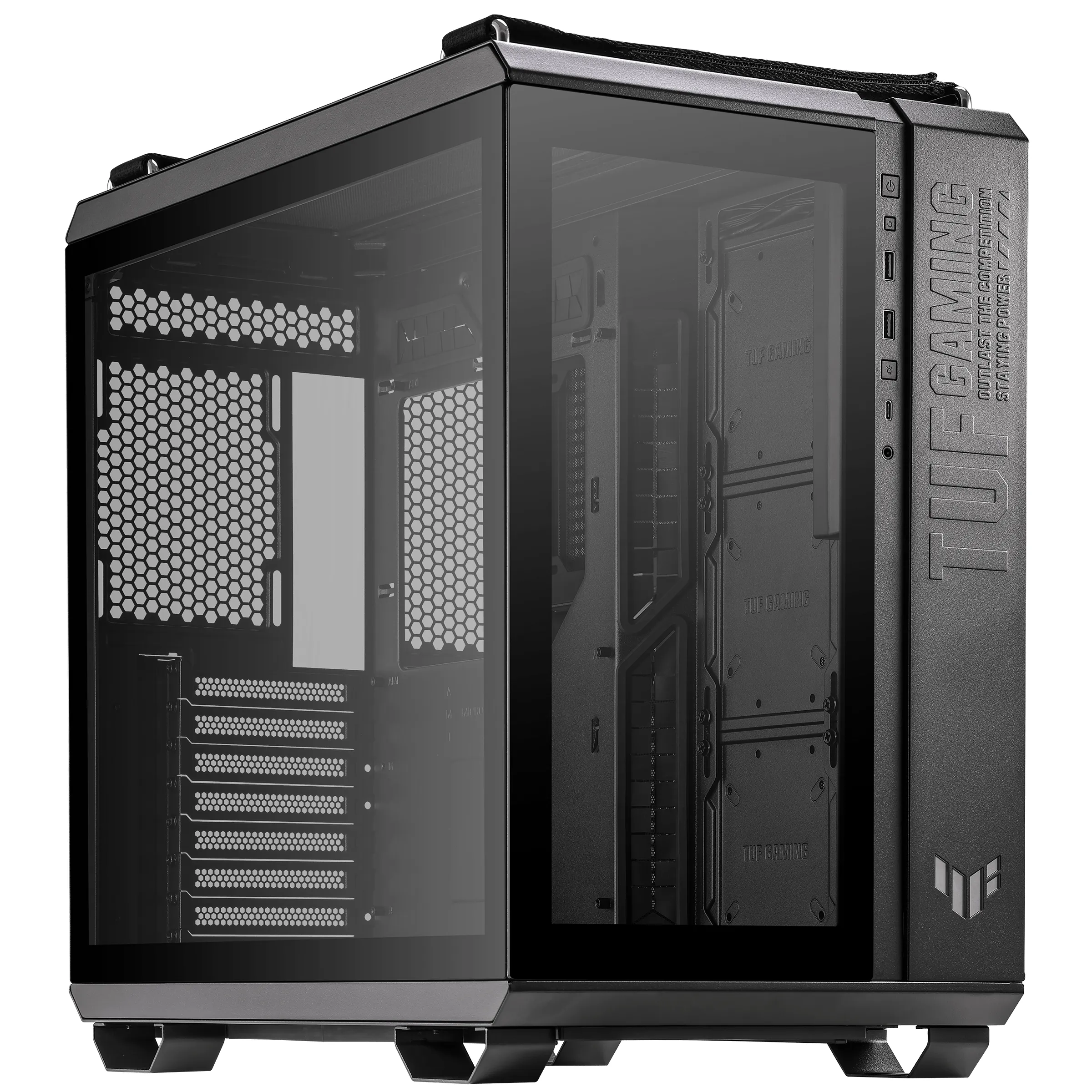 Asus TUF Gaming GT502 - Mid Tower case, window, Black