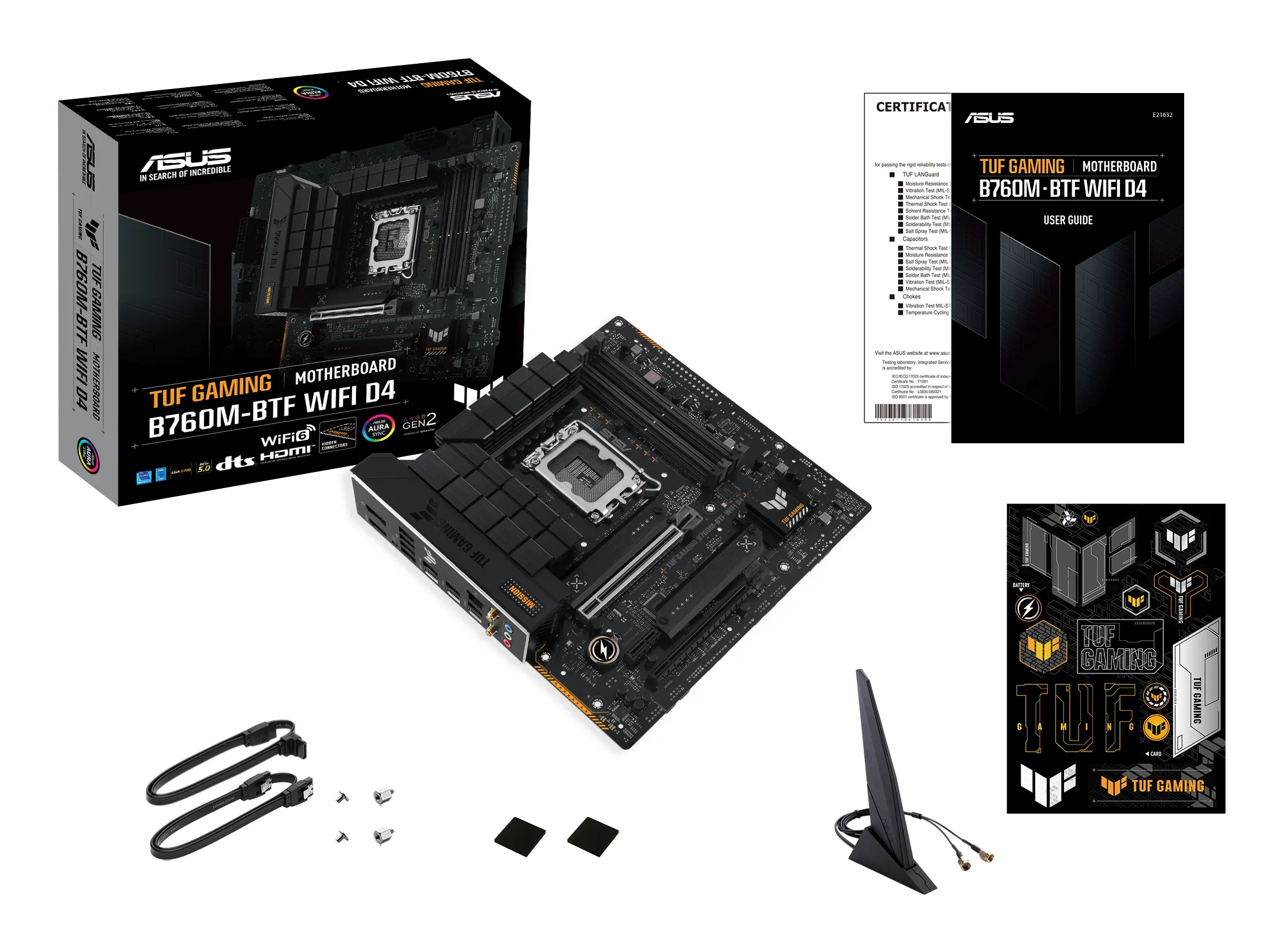 Asus TUF GAMING B760M-BTF WIFI D4 mATX - motherboard