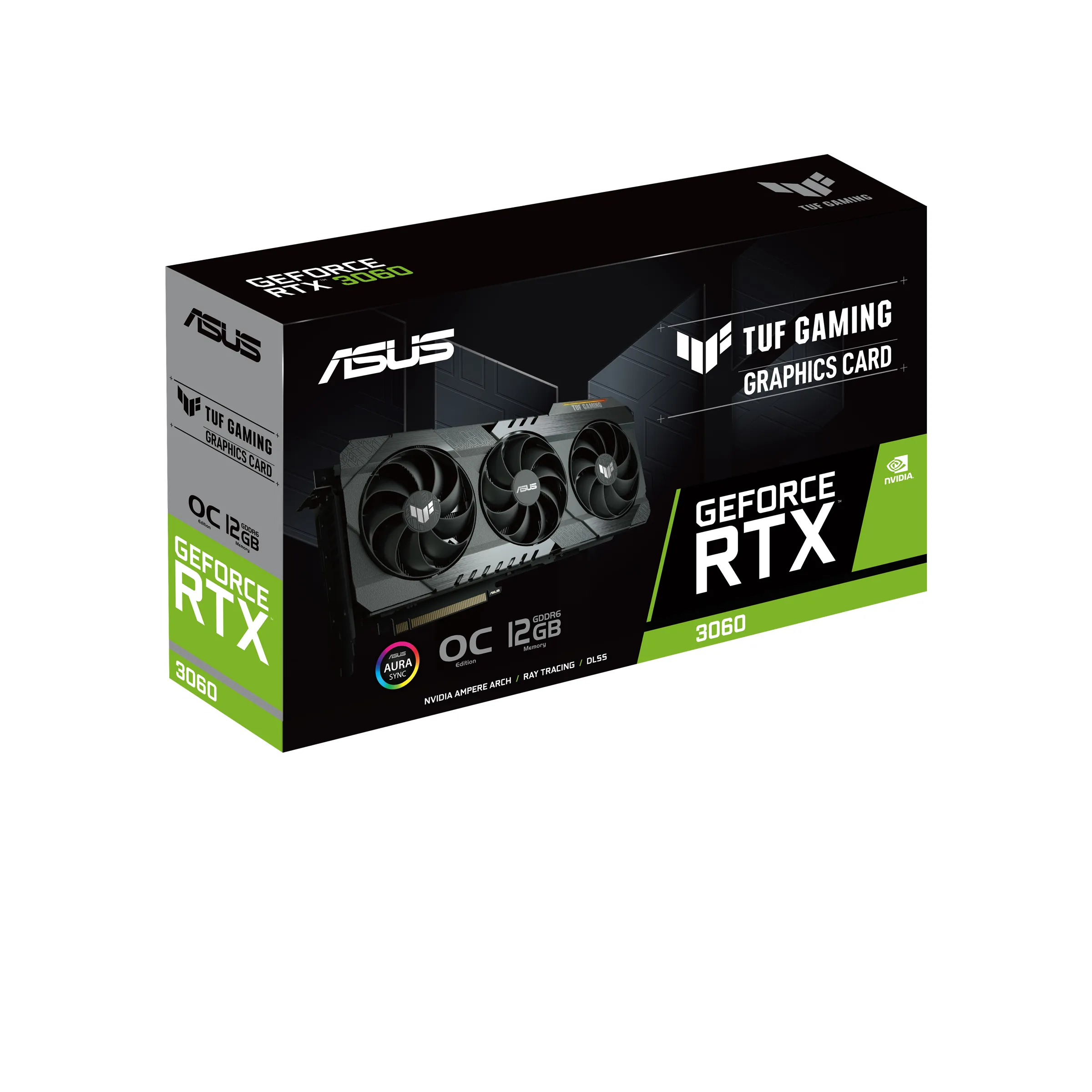 Asus GeForce RTX 3060 TUF Gaming V2 OC 12 GB (LHR) - Grafikkort